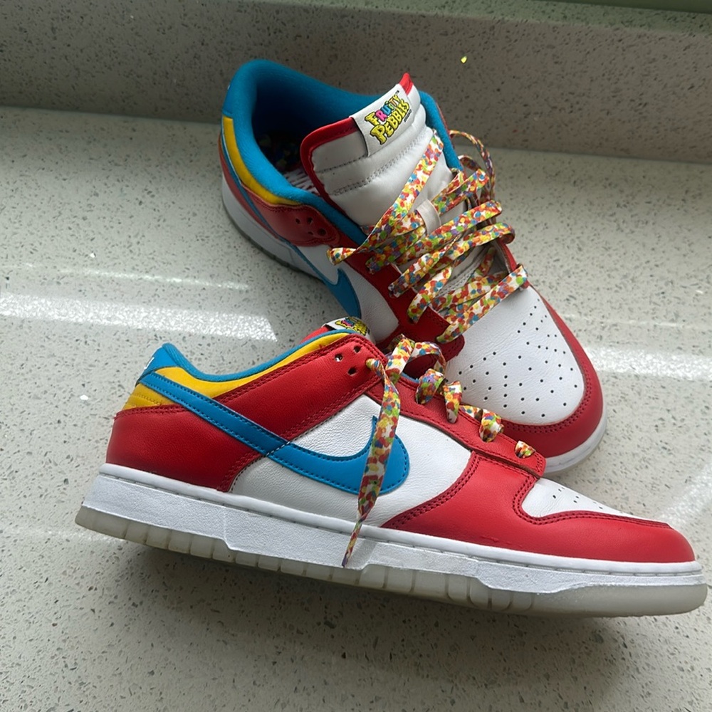 Nike x lebron James dunk low QS Fruity pebbles
